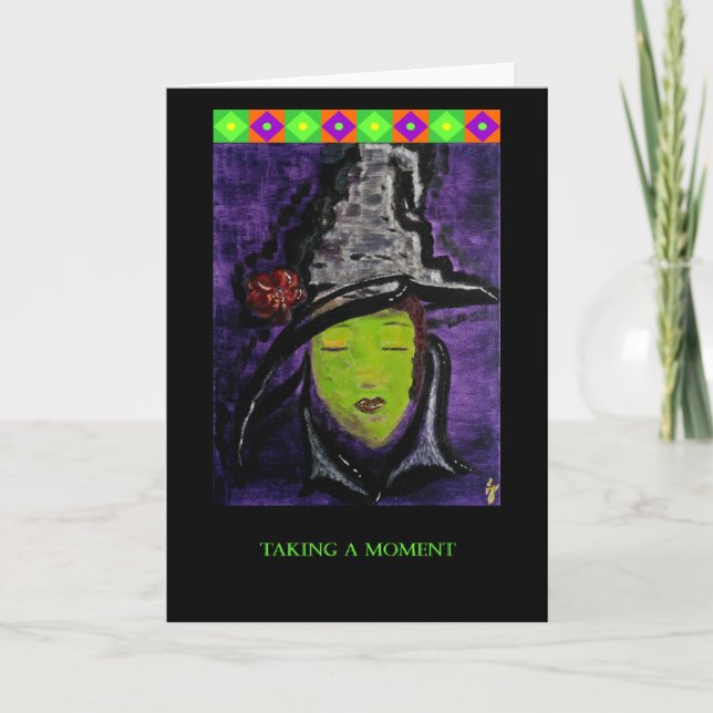 Customizable: Taking a Moment PedagogyGreetings Card (Front)