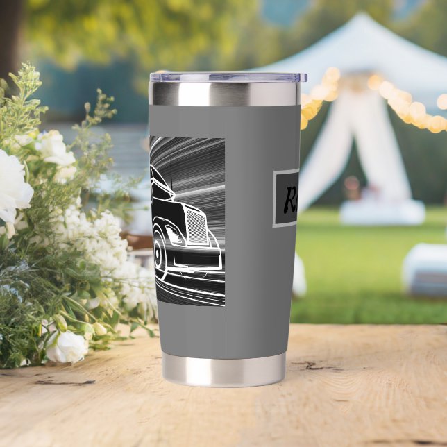Customizable tall stainless steel tumbler  (Wedding)