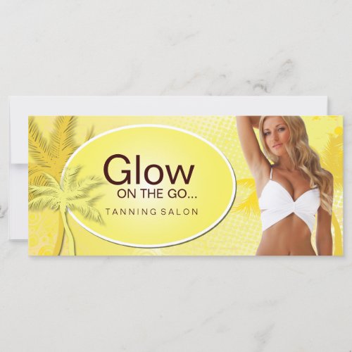 Customizable Tanning Salon Gift Certificate