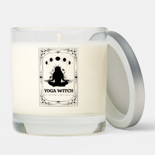 Customizable Tarot Card Yoga Witch Celestial Moon Scented Candle