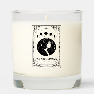 Customizable Tarot Feminist Witch Whimsy Moon Scented Candle