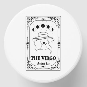 Customizable Tarot Zodiac Astrology Birthday Virgo Mini Candle Favors