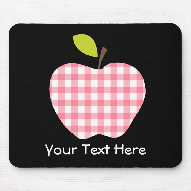 Customizable Teacher Apple Mouse Pad (Front)