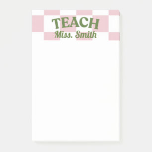 Customizable Teacher Post-it Notes