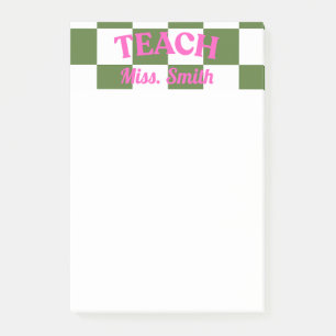 Customizable Teacher Post-it Notes