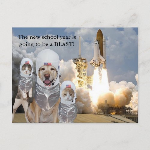 Customizable Teacher Postcard for New School Year