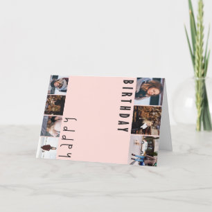 Customizable Template Birthday Card