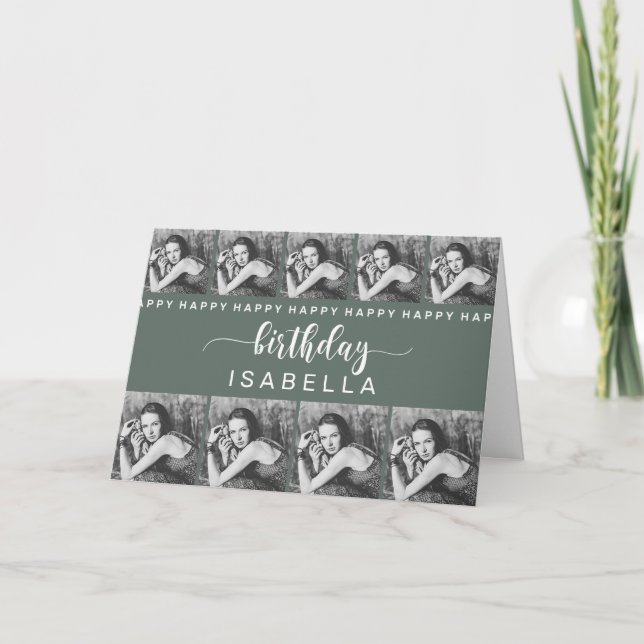 Customizable Template Birthday Card (Front)