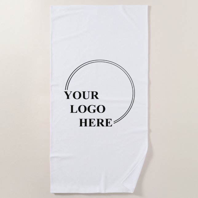 Customizable Template Create Your Own Gift Idea  Beach Towel (Front)