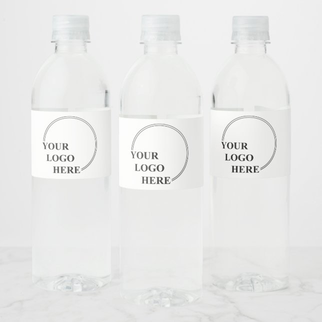 Customizable Template Create Your Own Gift Idea  Water Bottle Label (Bottles)