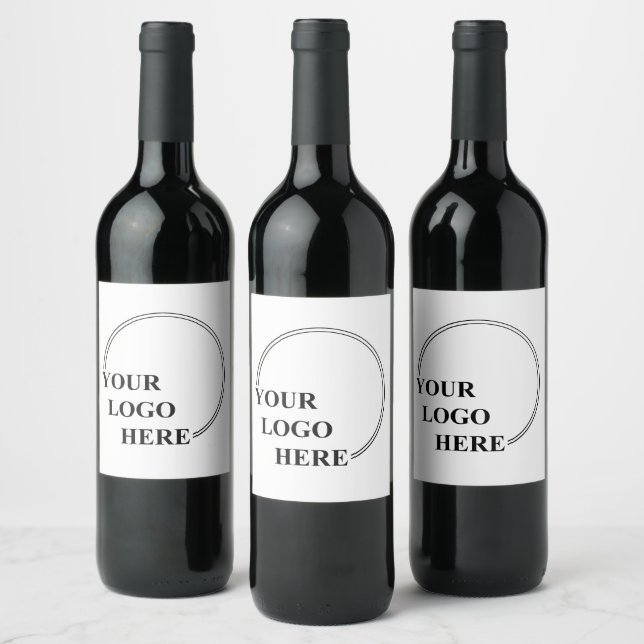 Customizable Template Create Your Own Gift Idea  Wine Label (Bottles)