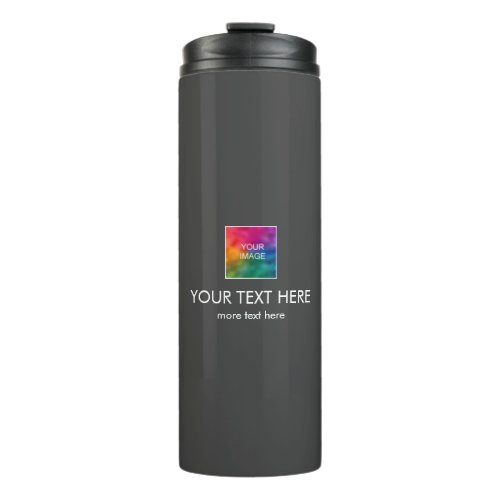 Customizable Template Logo And Text Modern Best Thermal Tumbler