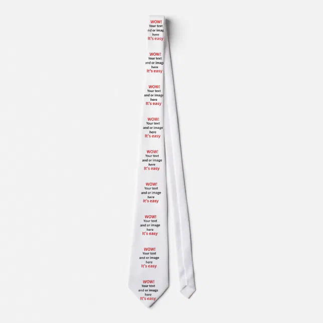 customize your own tie