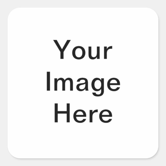 Customizable Template Square Sticker (Front)