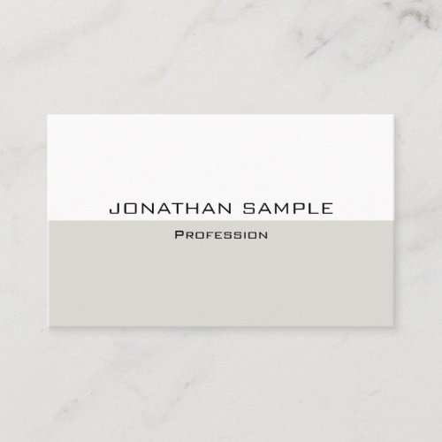 Customizable Template Trendy Elegant Modern Business Card