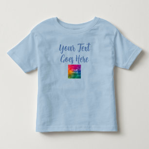Customizable Template Upload Image Add Text Baby Toddler T-shirt