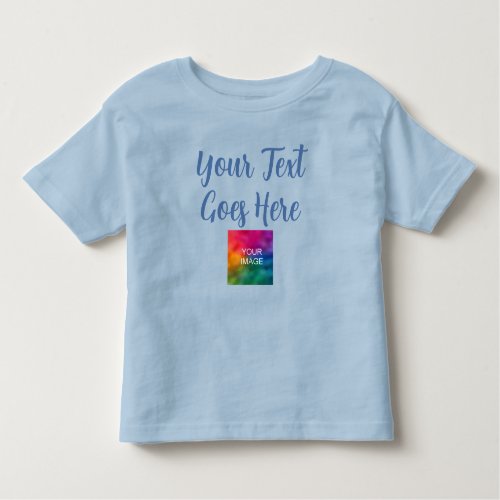 Customizable Template Upload Image Add Text Baby Toddler T_shirt