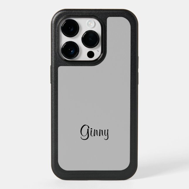 Customizable Template, Your Own Name/Text, Otterbox iPhone Case (Back)