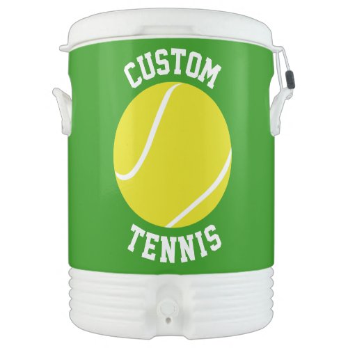 Customizable Tennis Team Igloo Water Cooler