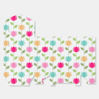 Customizable Tent Favor Boxes With Ribbon Choice