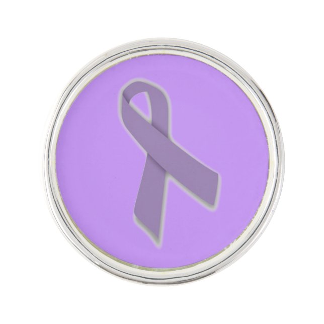 Customizable Testicular Cancer Lapel Pin (Front)