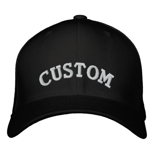 Customizable Text Baseball Cap (Front)