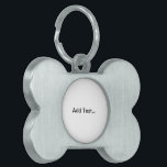 Customizable Text, Bone Shaped Pet Tag<br><div class="desc">Customizable Text,  Bone Shaped Pet Tag</div>