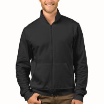 Customizable Text, Business Name Fleece Zip Jogger
