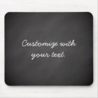 Customizable text chalkboard
