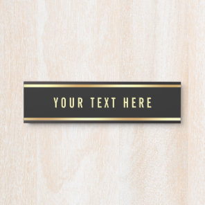 Customizable Text Exam Room Conference Room Door Sign