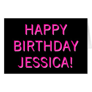 Customizable Text Happy Birthday to Any Name Card