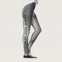 Ladies Personalised Everyday Mucker Leggings - Elegant Design – Print My  Words