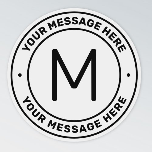 Customizable Text Template  Transparent Sticker