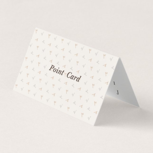 Customizable text Tombo (Ivory) Business Card (Front)