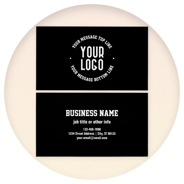 Customizable Text & Your Uploaded Logo or Image   (Creator Uploaded)