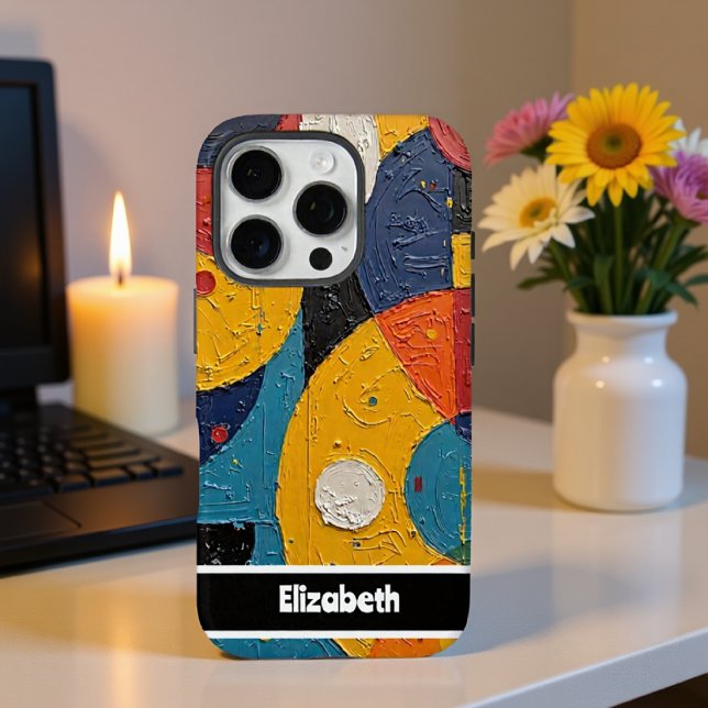 Customizable Textured Abstract Phone Cover (Creator Uploaded)