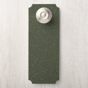 Customizable Textured Green Door Hanger
