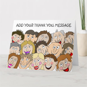 Customizable Thank You  Card