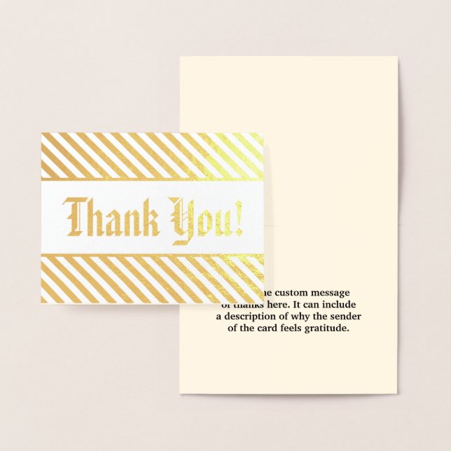 Customizable "Thank You!" Card (Display)