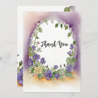 Customizable Thank You Card