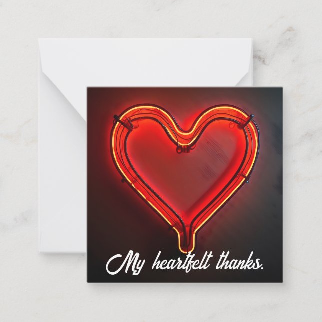 Customizable Thank You Card - Flat (Front)