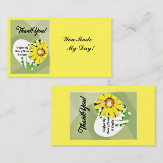 CUSTOMIZABLE THANK YOU - FLORIST CARD