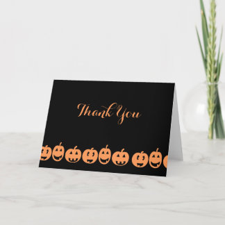 Customizable Thank You Halloween Card