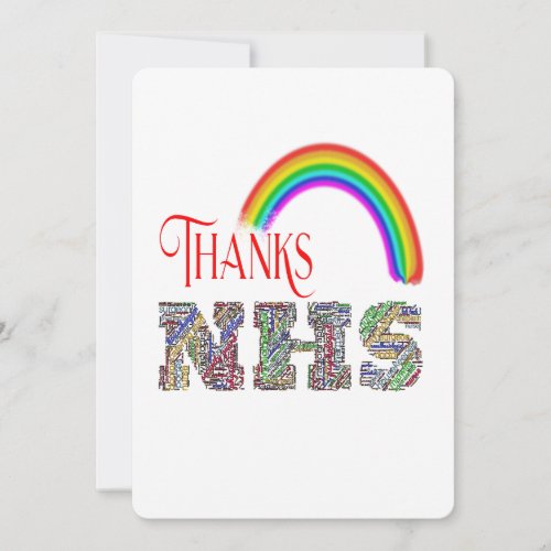 Customizable Thank You NHS Workers Support Card