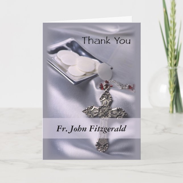 Customizable Thank You Ordination Anniversary Gift (Front)