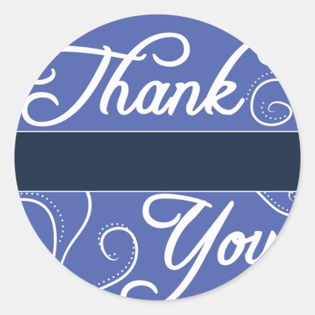 Customizable Thank You Stickers (Front)