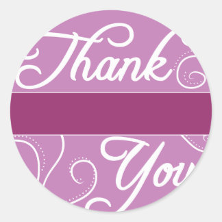 Customizable Thank You Stickers
