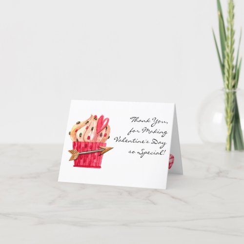 Customizable Thank You Valentines Day Note Card