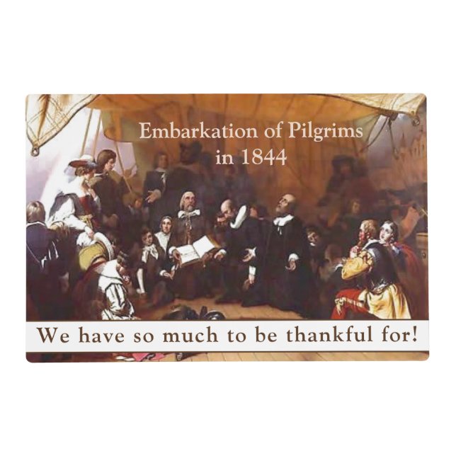 Customizable Thanksgiving  Placemat (Front)