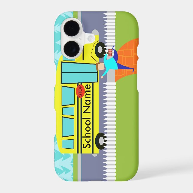 Customizable the Catching School Bus iPhone 7 Case (Back)
